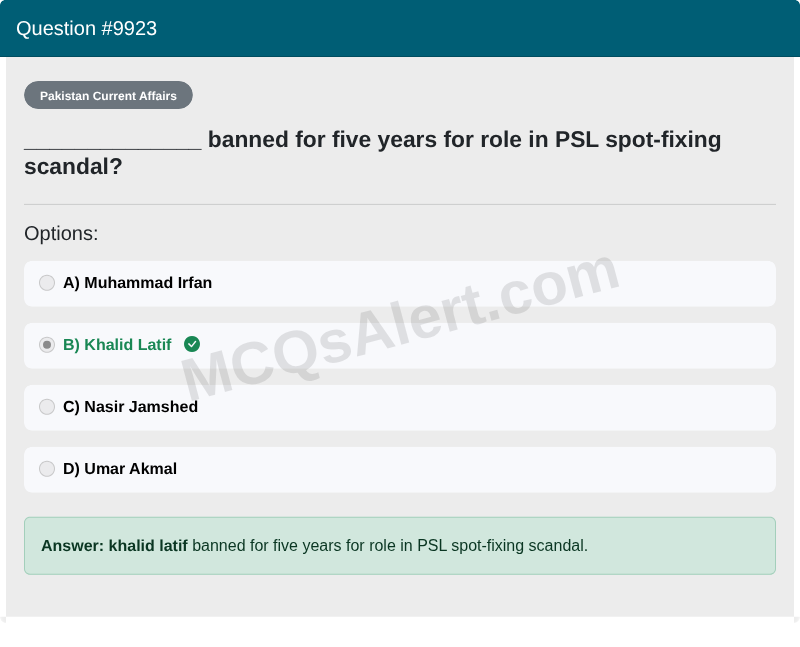 Question Screenshot