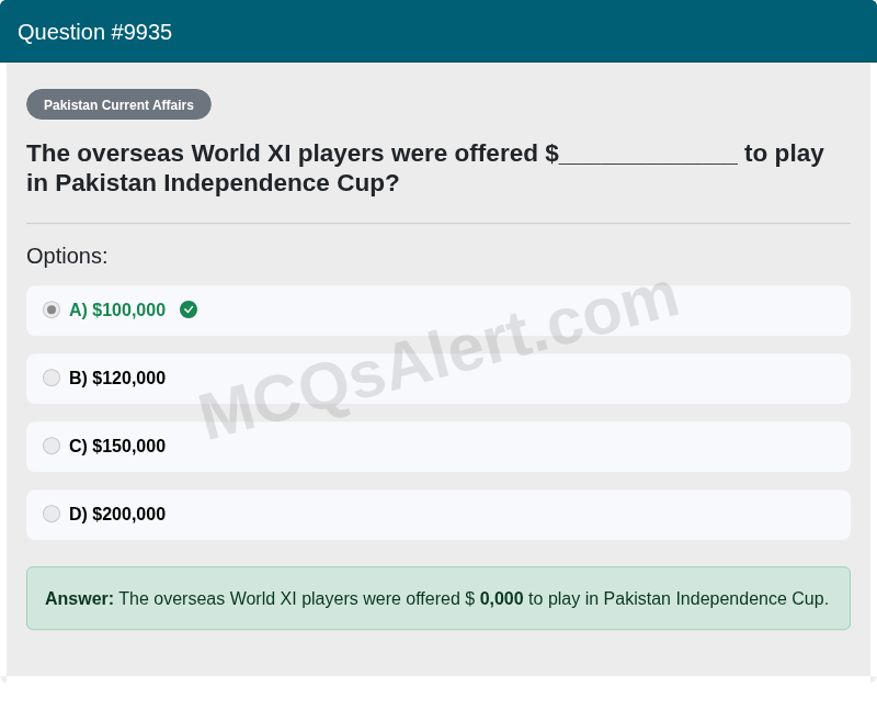 Question Screenshot