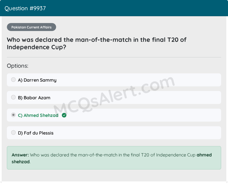 Question Screenshot