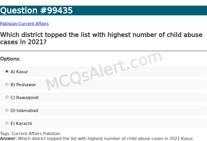 Question Screenshot