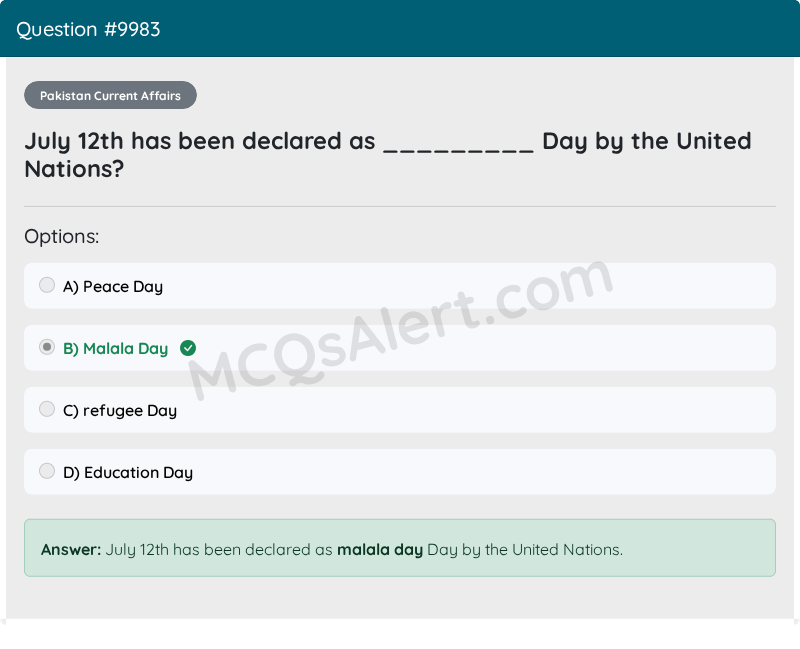 Question Screenshot